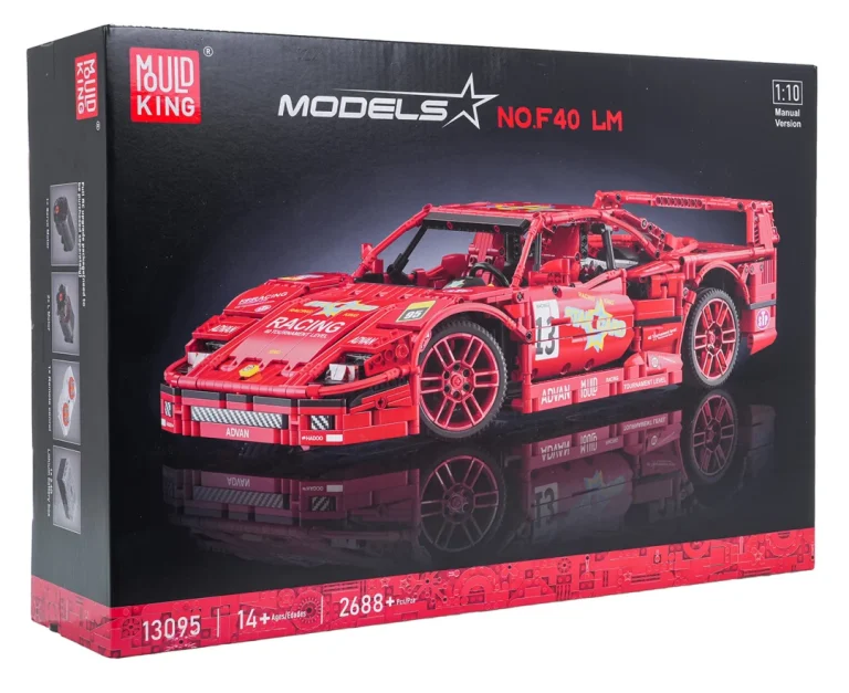 Set Kockica Sportski Automobil Crveni 1:10 2688 Dijelova 14