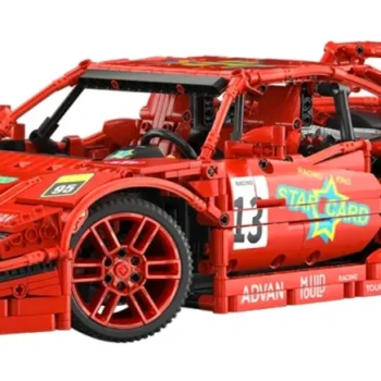 Set Kockica Sportski Automobil Crveni 1:10 2688 Dijelova 2