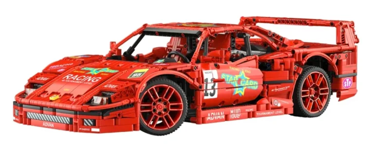 Set Kockica Sportski Automobil Crveni 1:10 2688 Dijelova 2