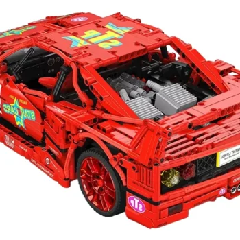 Set Kockica Sportski Automobil Crveni 1:10 2688 Dijelova 4