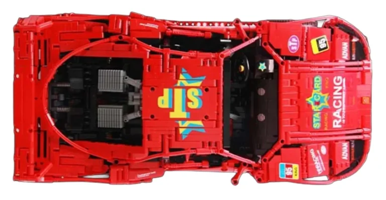 Set Kockica Sportski Automobil Crveni 1:10 2688 Dijelova 5