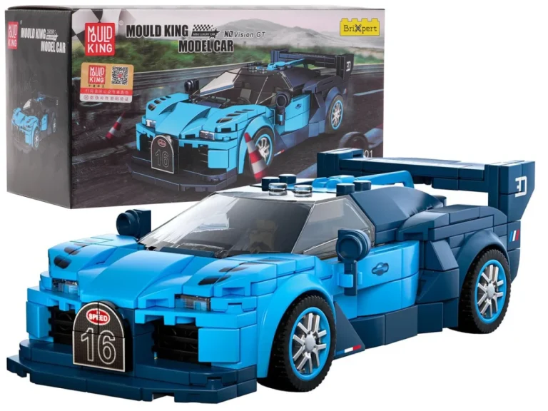 Set Kockica Sportski Automobil Plavi 336 Dijelova 1