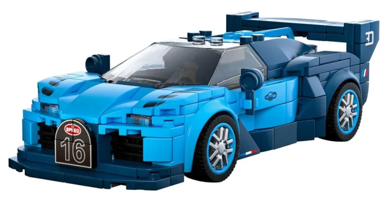 Set Kockica Sportski Automobil Plavi 336 Dijelova 2
