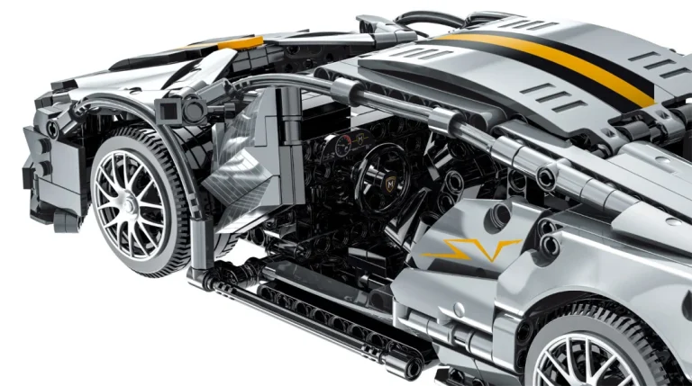 Set Kockica: Sportski Automobil Sivi M Sports 1:14, 1356 Dijelova 5