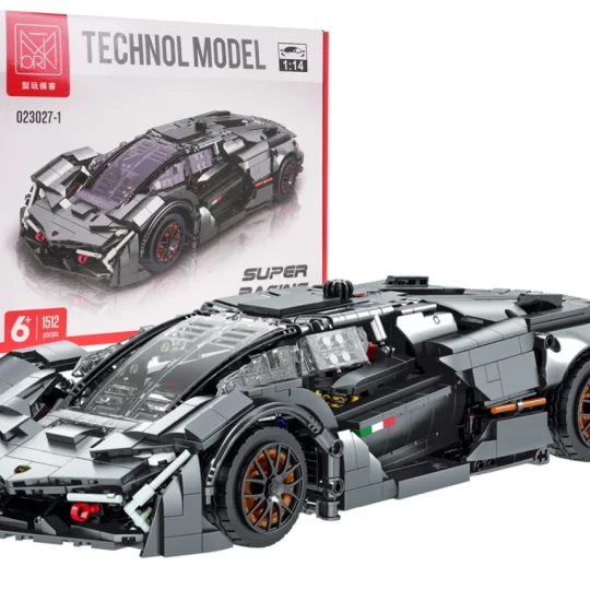 Set Kockica: Sportski Automobil Sivi Super Racing 1:14, 1512 Dijelova 1