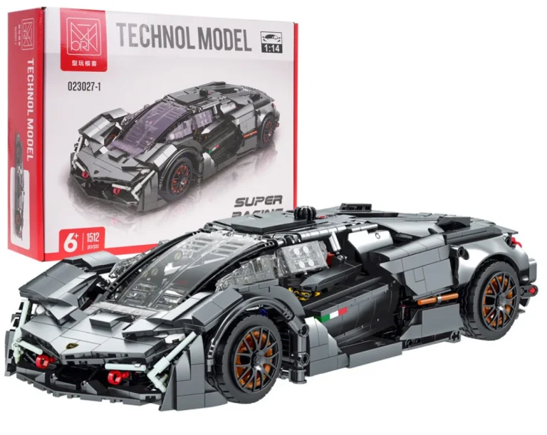 Set Kockica: Sportski Automobil Sivi Super Racing 1:14, 1512 Dijelova 1