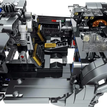 Set Kockica: Sportski Automobil Sivi Super Racing 1:14, 1512 Dijelova 11