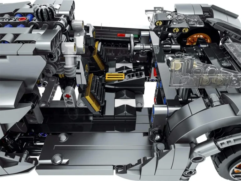Set Kockica: Sportski Automobil Sivi Super Racing 1:14, 1512 Dijelova 11