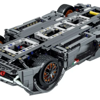 Set Kockica: Sportski Automobil Sivi Super Racing 1:14, 1512 Dijelova 12