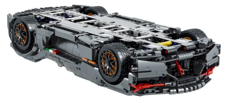 Set Kockica: Sportski Automobil Sivi Super Racing 1:14, 1512 Dijelova 13