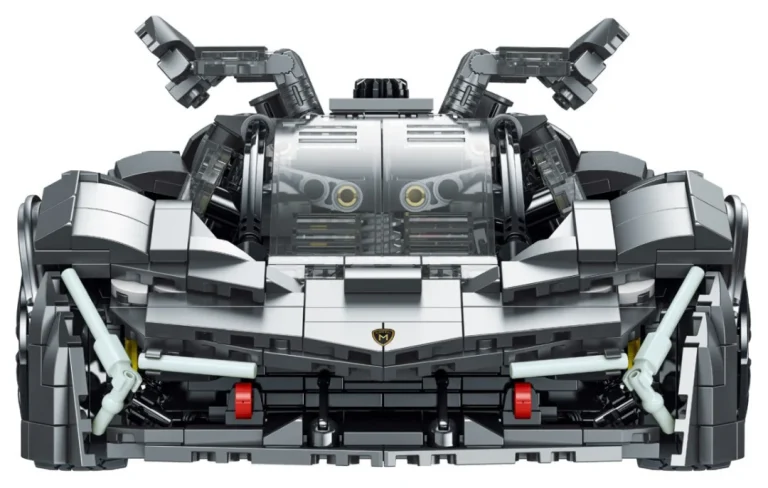 Set Kockica: Sportski Automobil Sivi Super Racing 1:14, 1512 Dijelova 4