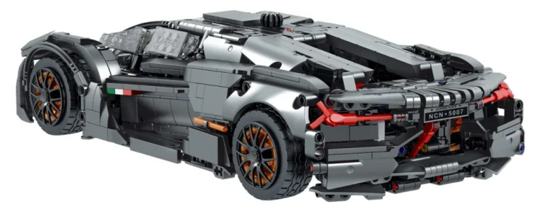 Set Kockica: Sportski Automobil Sivi Super Racing 1:14, 1512 Dijelova 5