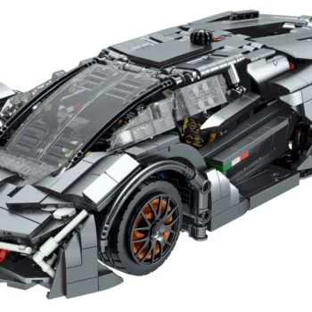 Set Kockica: Sportski Automobil Sivi Super Racing 1:14, 1512 Dijelova 7