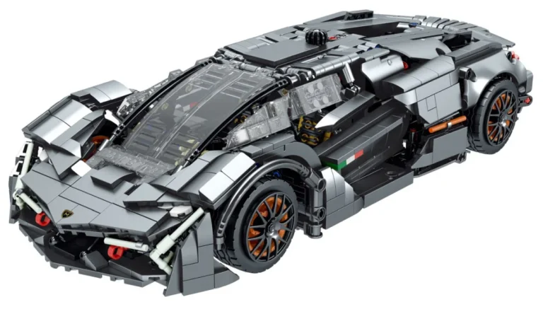 Set Kockica: Sportski Automobil Sivi Super Racing 1:14, 1512 Dijelova 7