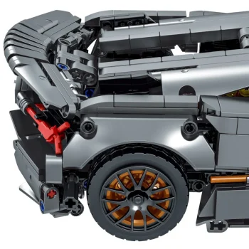 Set Kockica: Sportski Automobil Sivi Super Racing 1:14, 1512 Dijelova 8