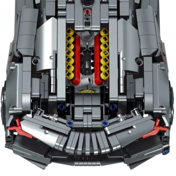 Set Kockica: Sportski Automobil Sivi Super Racing 1:14, 1512 Dijelova 9