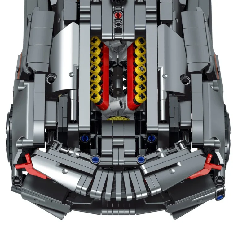 Set Kockica: Sportski Automobil Sivi Super Racing 1:14, 1512 Dijelova 9