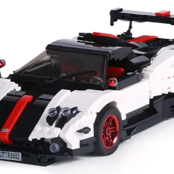 Set Kockica Sportski Kabriolet Bijeli 1:16 960 Dijelova 2