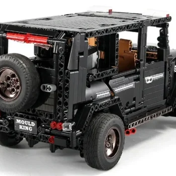 Set Kockica Terenski Automobil Crni 1:10 1722 Dijela 5