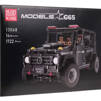 Set Kockica Terenski Automobil Crni 1:10 1722 Dijela 7