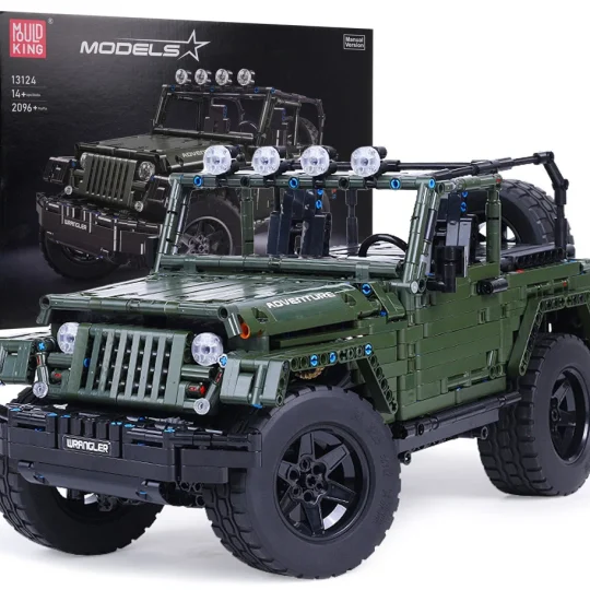 Set Kockica Terenski Automobil Zeleni 1:10 2078 Dijelova 1