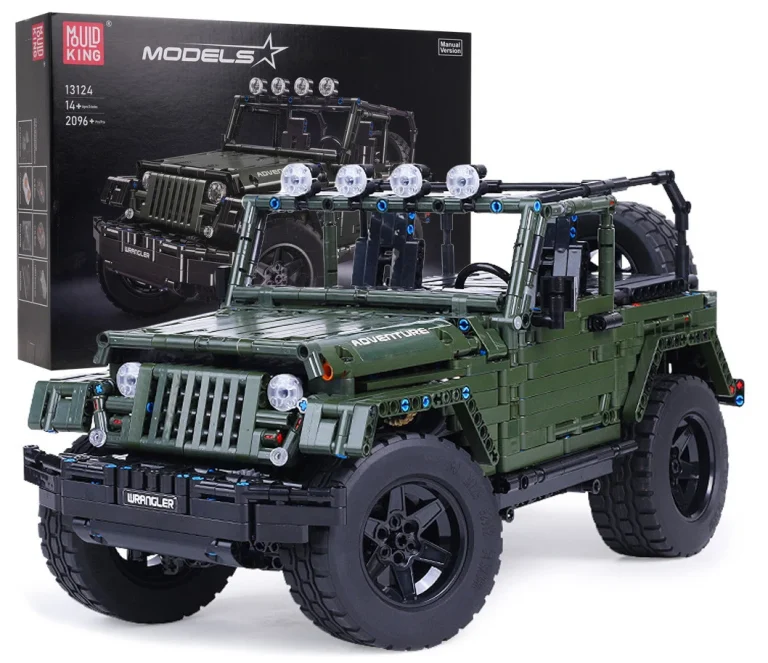 Set Kockica Terenski Automobil Zeleni 1:10 2078 Dijelova 1