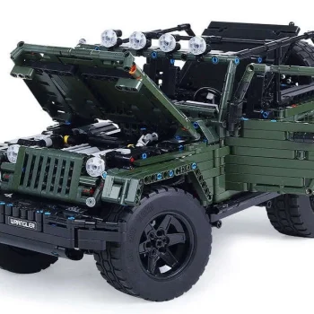 Set Kockica Terenski Automobil Zeleni 1:10 2078 Dijelova 4