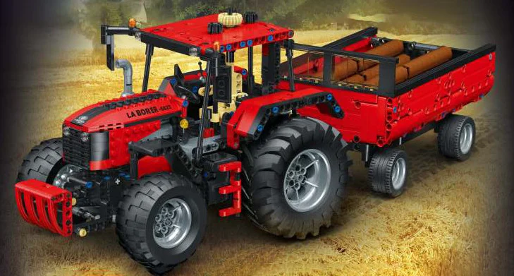 Set Kockica: Traktor S Prikolicom, 1284 Dijela 4