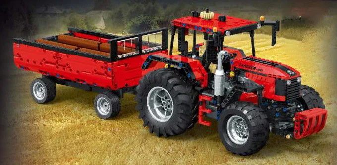 Set Kockica: Traktor S Prikolicom, 1284 Dijela 5