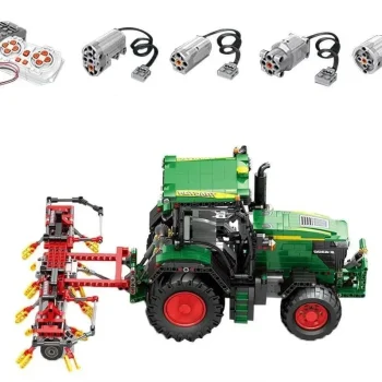 Set Kockica Traktor Zeleni Rc + Pribor 1664 Dijela 14+ 5