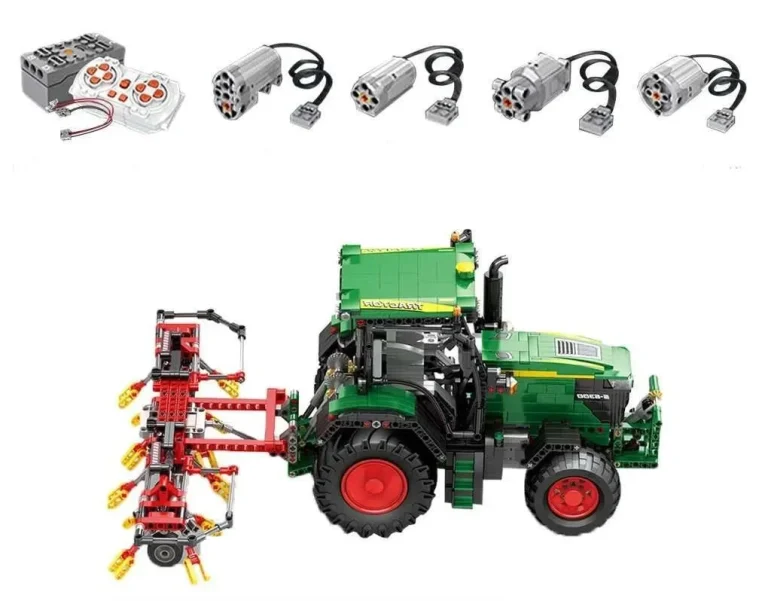 Set Kockica Traktor Zeleni Rc + Pribor 1664 Dijela 14+ 5