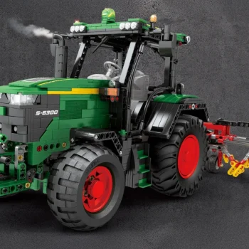 Set Kockica Traktor Zeleni Rc + Pribor 1664 Dijela 14+ 7