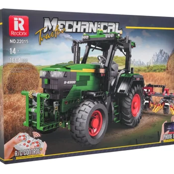 Set Kockica Traktor Zeleni Rc + Pribor 1664 Dijela 14+ 8