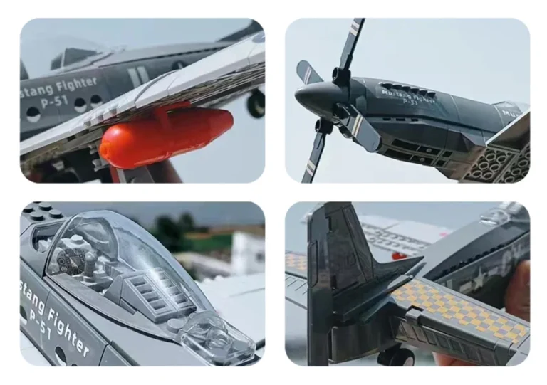 Set Kockica Vojni Avion, 258 Dijelova 6