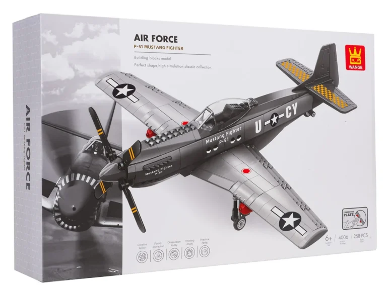 Set Kockica Vojni Avion, 258 Dijelova 7
