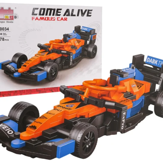 Set Kockica Za Automobil F1 Narančasti, 278 Dijelova 1