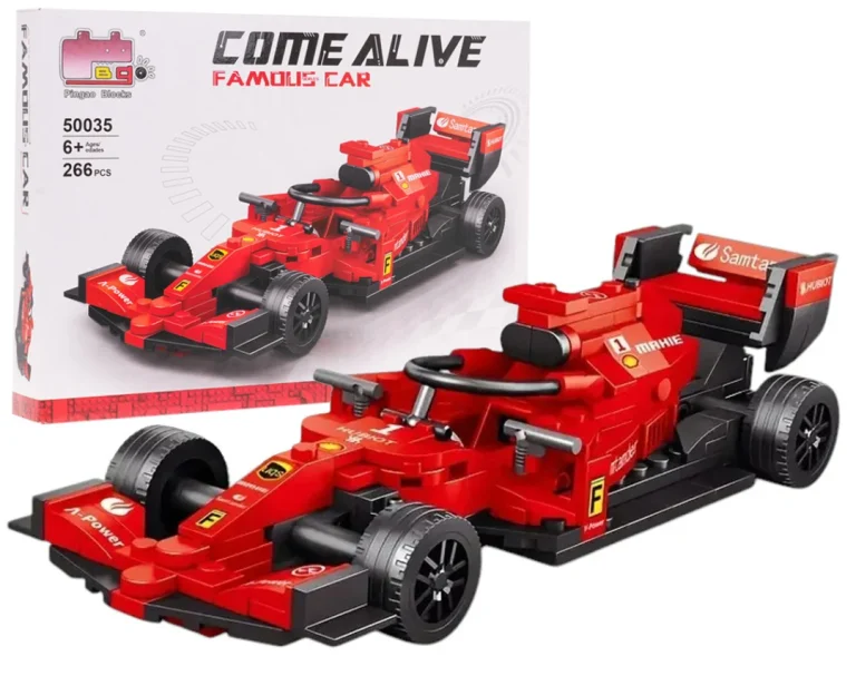 Set Kockica Za Crveni Automobil F1, 266 Dijelova 1