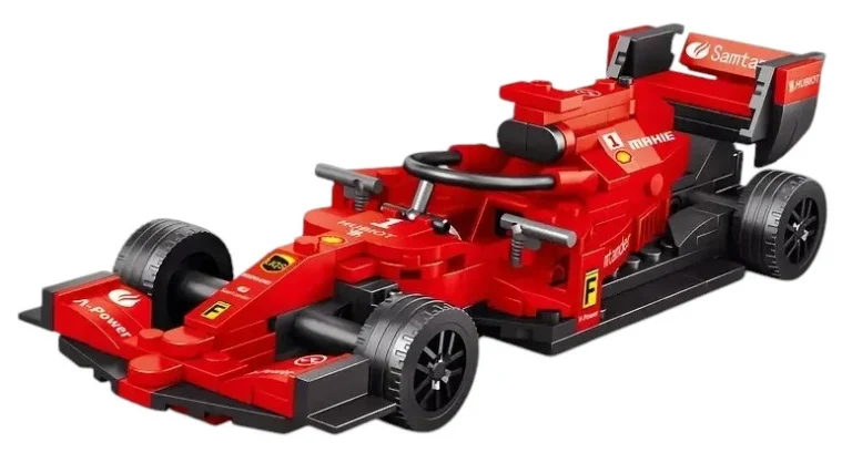 Set Kockica Za Crveni Automobil F1, 266 Dijelova 2