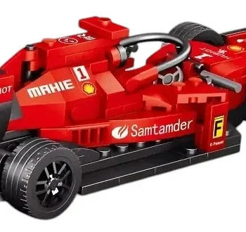 Set Kockica Za Crveni Automobil F1, 266 Dijelova 3