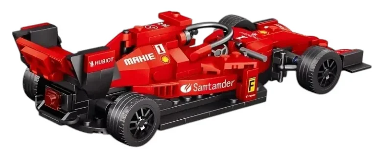 Set Kockica Za Crveni Automobil F1, 266 Dijelova 3
