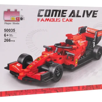 Set Kockica Za Crveni Automobil F1, 266 Dijelova 7