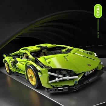 Set Kockica Zeleni Sportski Automobil, 470 Dijelova 11