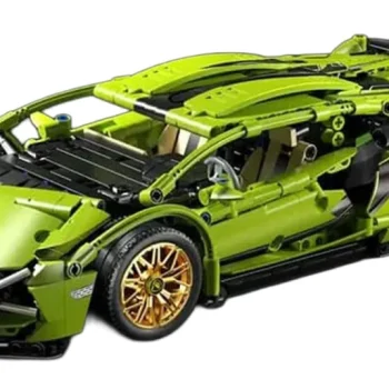Set Kockica Zeleni Sportski Automobil, 470 Dijelova 2
