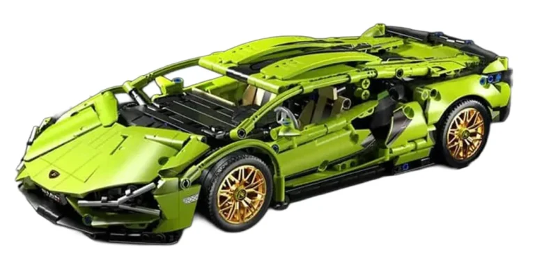 Set Kockica Zeleni Sportski Automobil, 470 Dijelova 2