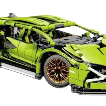 Set Kockica Zeleni Sportski Automobil, 470 Dijelova 3
