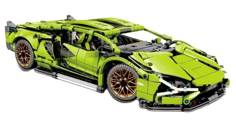 Set Kockica Zeleni Sportski Automobil, 470 Dijelova 3