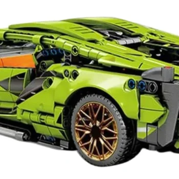 Set Kockica Zeleni Sportski Automobil, 470 Dijelova 4