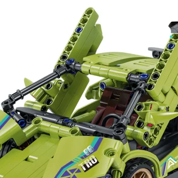 Set Kockica Zeleni Sportski Automobil, 470 Dijelova 5