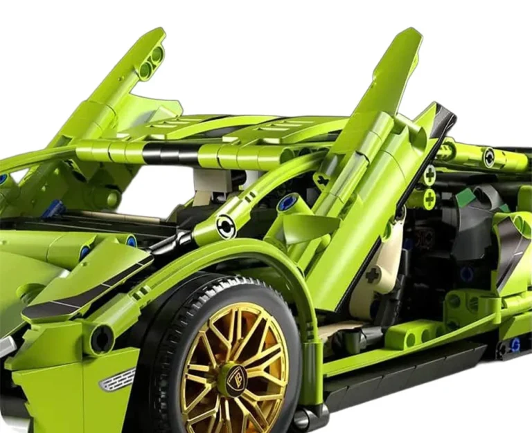 Set Kockica Zeleni Sportski Automobil, 470 Dijelova 7