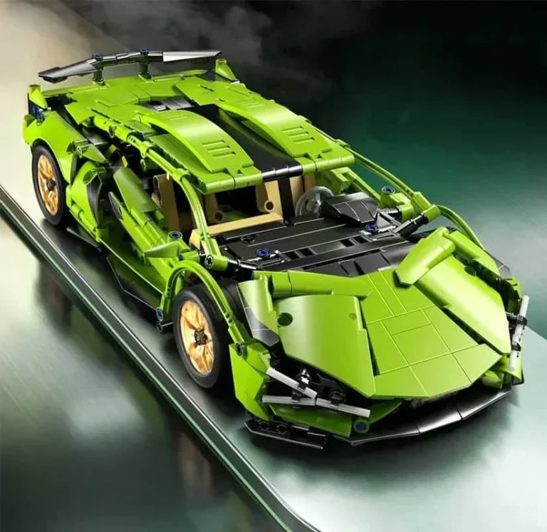 Set Kockica Zeleni Sportski Automobil, 470 Dijelova 8